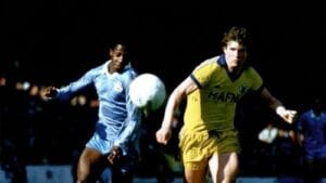 Dave Bennett (born July 11, 1959) is a Manchester-born former professional footballer who played as a winger for Manchester City between 1978 and 1981.