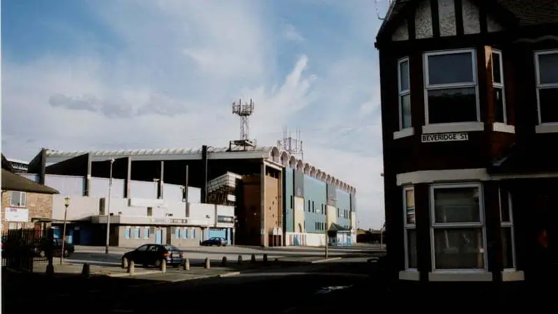 Old Manchester City FC Stadium: Maine Road, Moss Side, Manchester, UK