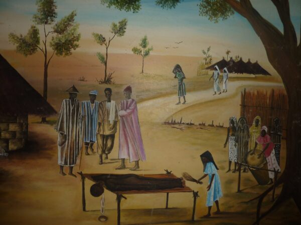 A West African Village. Street Art photo by Skendong in The Gambia
