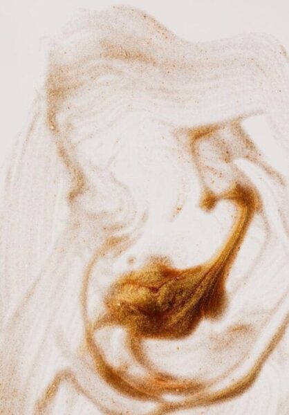 white background with brown color in vertical format